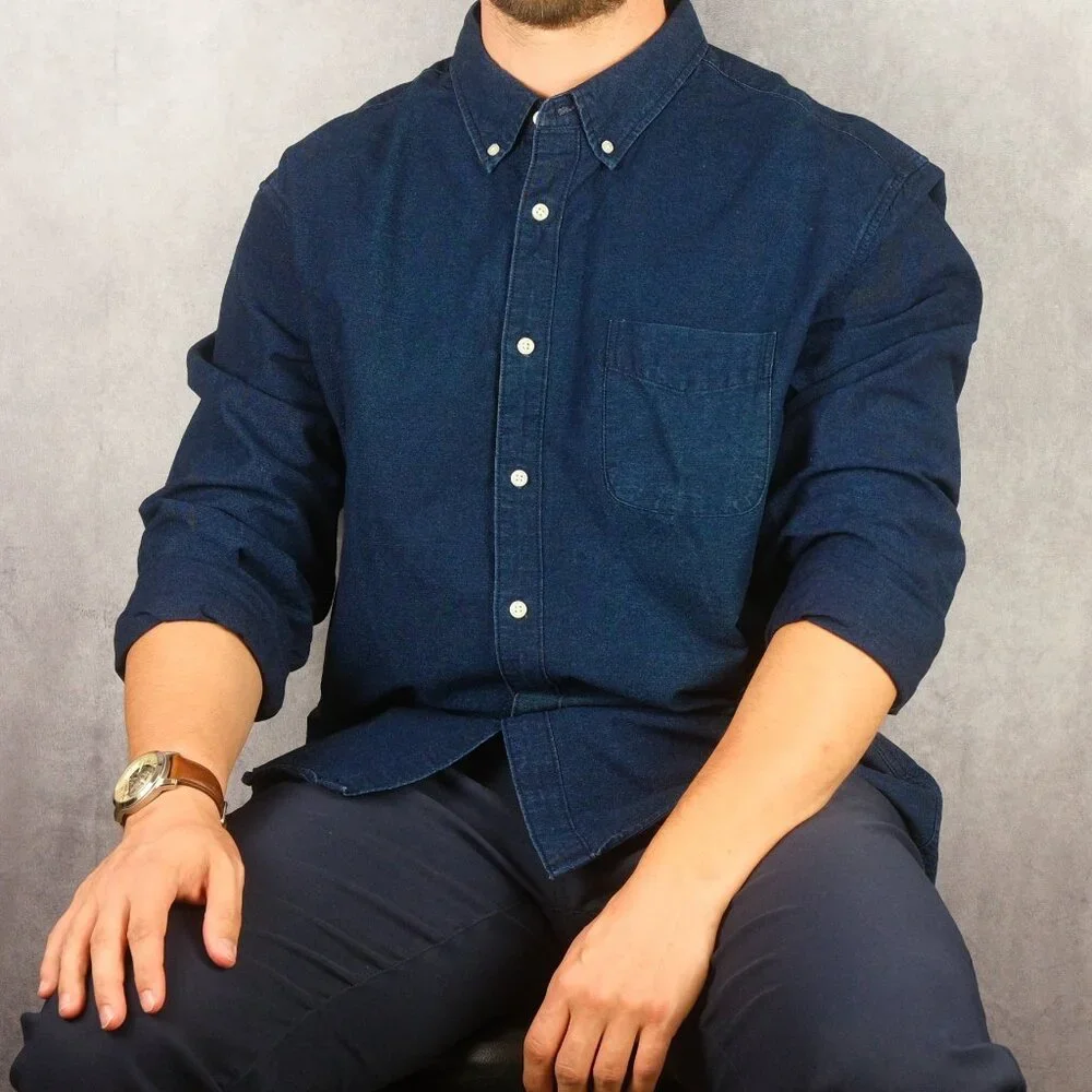 J.Crew Denim Button-Up
